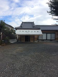 公民館のテント